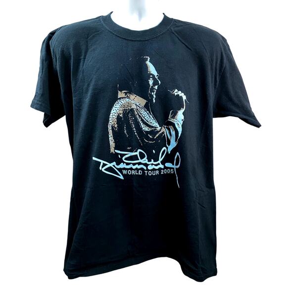 2005 Neil Diamond World concert tour double sided T shirt L Perfect shape - Picture 1 of 8